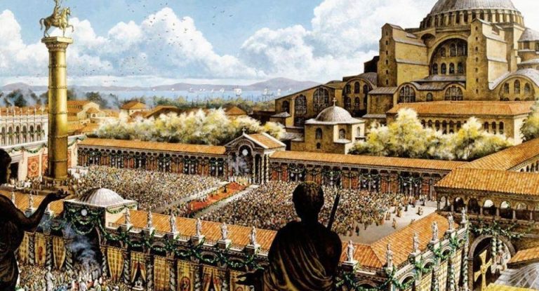 18 Ocak Tarih Te Bu Gün -radyo bora  -Konstantinopolis'te (günümüzde İstanbul) başlayan Nika ayaklanması tamamen bastırıldı.