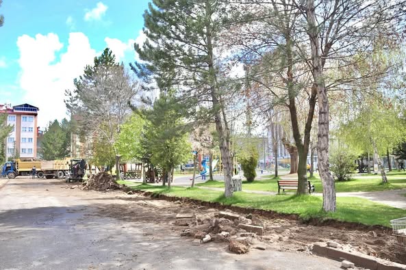 Sivas'ta Park Bahçe Düzenlemeleri Başladı-sivas gazete haber -radyo bora