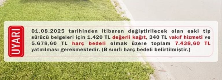 Eski tip sürücü belgesine sahip olan vatandaşlarımızın dikkatine-sivas ghazetet haber- radyo bora