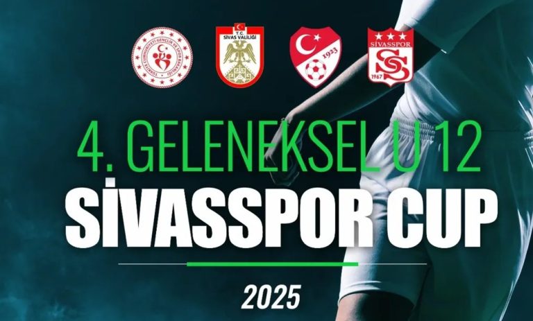 4. Geleneksel U12 Sivasspor Cup 20252013 doğumlu tüm takımlarımızı tirnuvamıza bekliyoruz.Kayıt