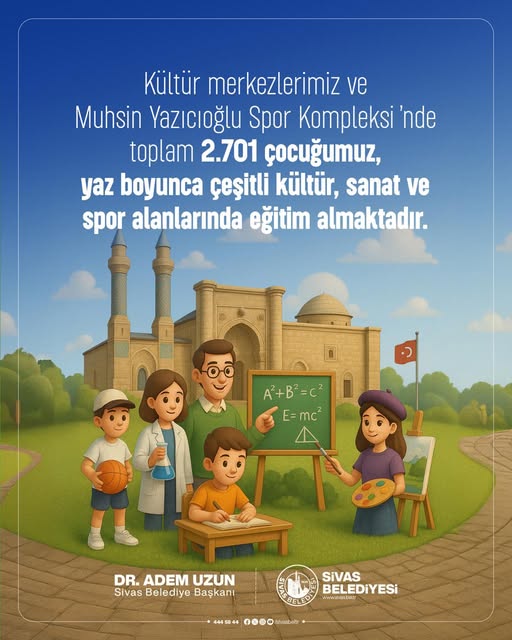 Sivas Kültür Merkezinde Ücretsiz Eğitimler Devam Ediyor-SİVAS GAZETE HABER-RADYO BORA