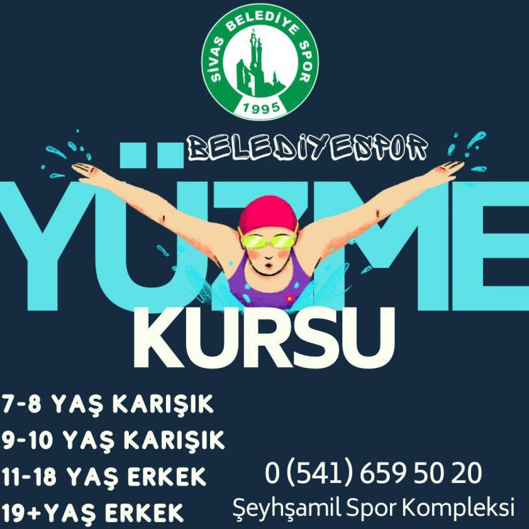 Sivas Belediyespor’da Yüzme Kursu Kayıtlarımız Başladı! -sivas gazete haber -radyobora