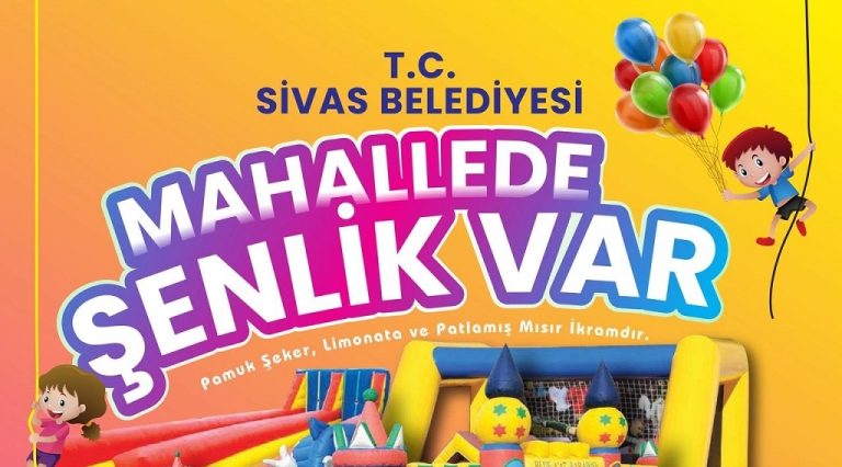 Sivas'ta Mahallede Şenlik Var...sivas gazete haber -radyo bora