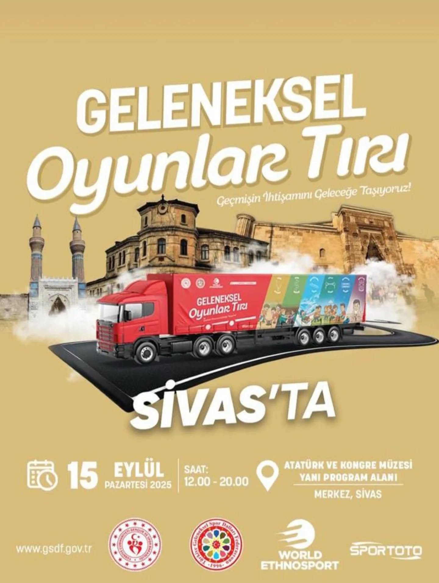 Geleneksel Oyunlar Tırı 15 Eylüde Sivas'ta -sivasgazetehaber-radyobora