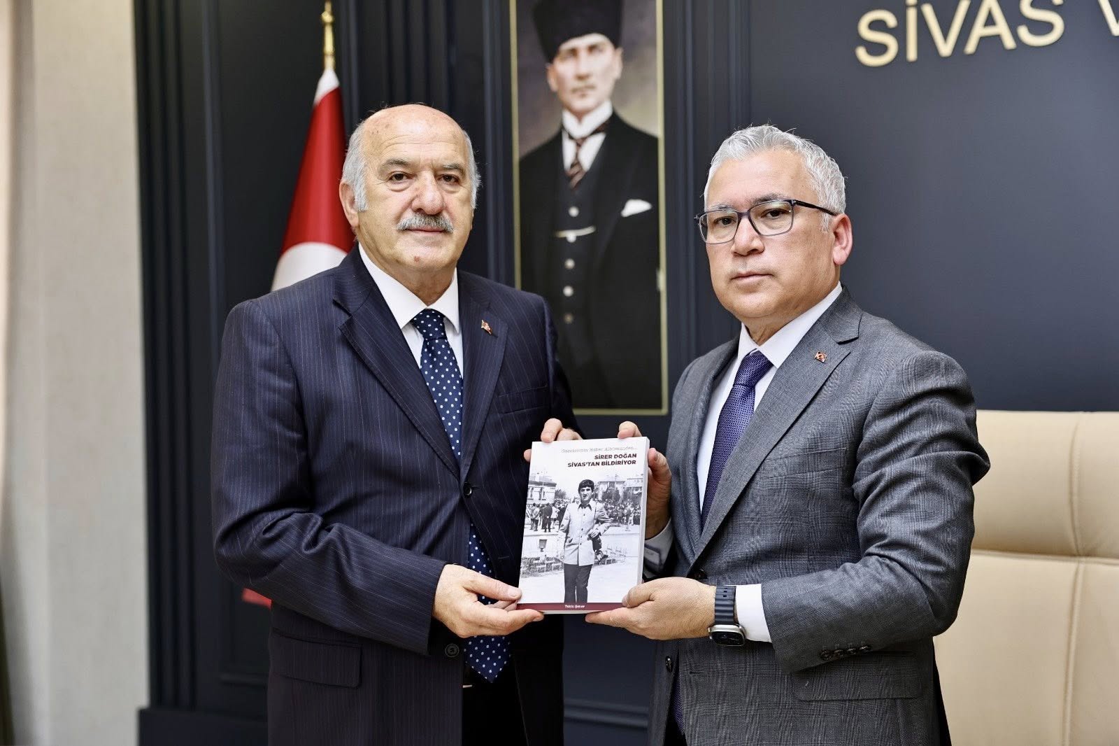 Sirer Doğan'ın Mesleki Anıları Kitapla Yaşatılıyor -sivasgazetehaber-radyobora