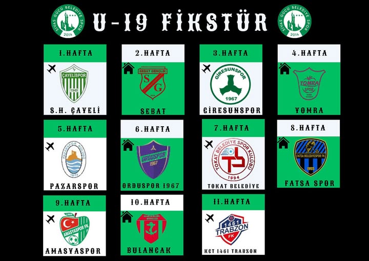 Sivas Gücü Belediyespor U-19 Gelişim Ligi Fikstürü Açıklandı-sivasgazetehaber-radyobora