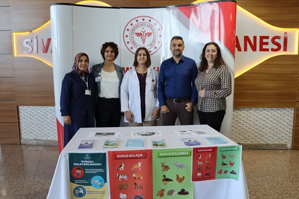 Sivas Numune Hastanesinde Dünya Kuduz Günü Kapsamında,  Bilgilendirme Standı Açıldı. sivasgazetehaber radyobora