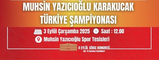 Sivas'ta 3. Geleneksel Uluslararası Muhsin Yazıcıoğlu Karakucak Güreşleri Başlıyor.-sivasgazetehaber-radyobora
