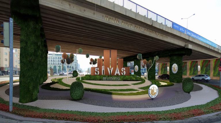 Sivas'ta Artık Kavşaklar Hem Renkli Hem Daha Çevreci...SİVASGAZETEHABER-RADYOBORA