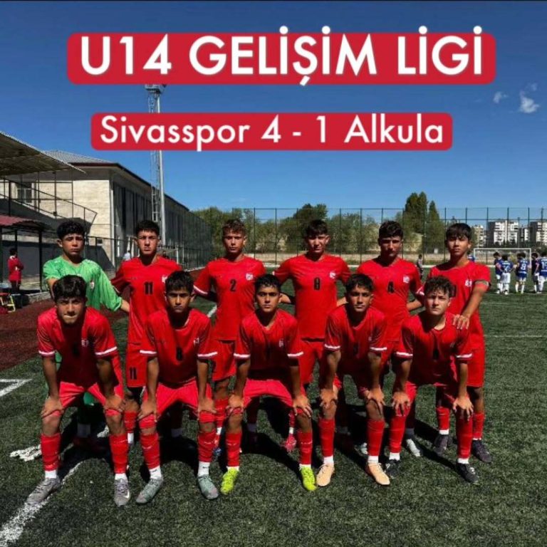 U14 Gelişim Liginde Sivasspor 4 Alkulaspor 1 -sivasgazetehaber-radyobora