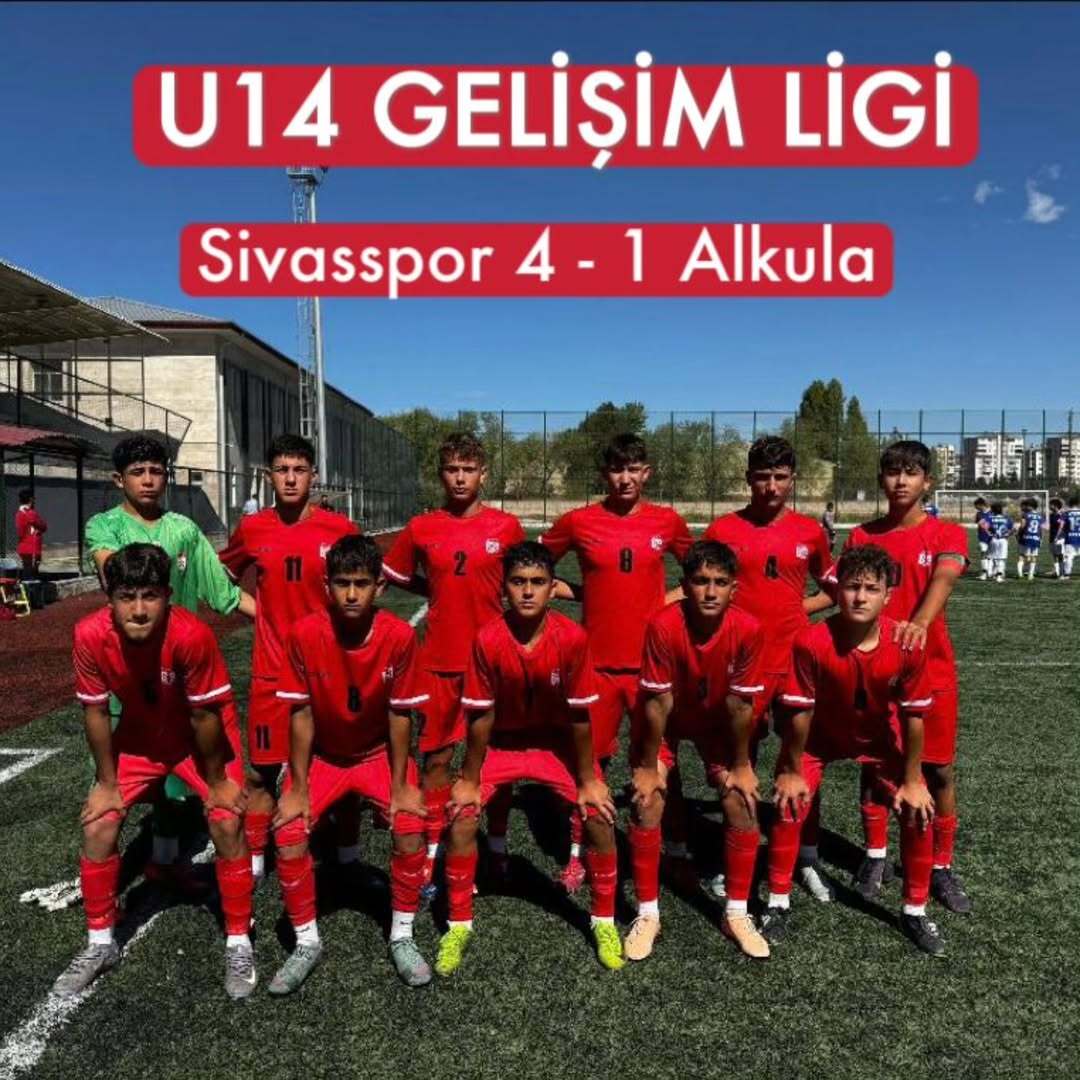 U14 Gelişim Liginde Sivasspor 4 Alkulaspor 1 -sivasgazetehaber-radyobora