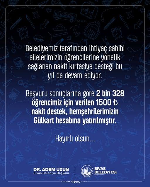 sivas belediyesi tarafında ihtiyaç sahibi cocuklara kırtasiye desteği-sivasgazetehaber-radyobora