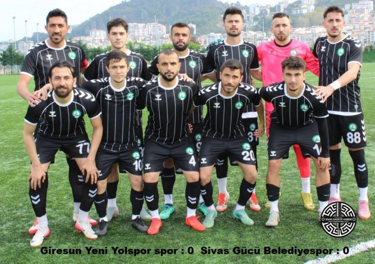 Giresun Yeni Yolspor spor  0 Sivas Gücü Belediyespor  0 sivasgazetehaber radyobora