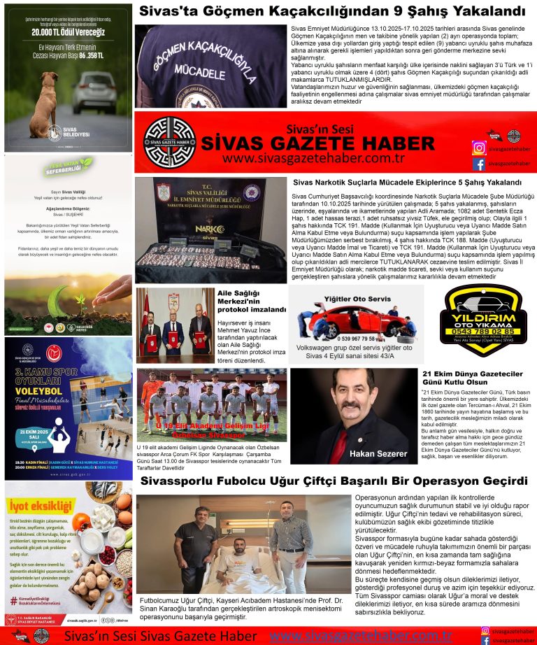 Sivas Gazete Haber