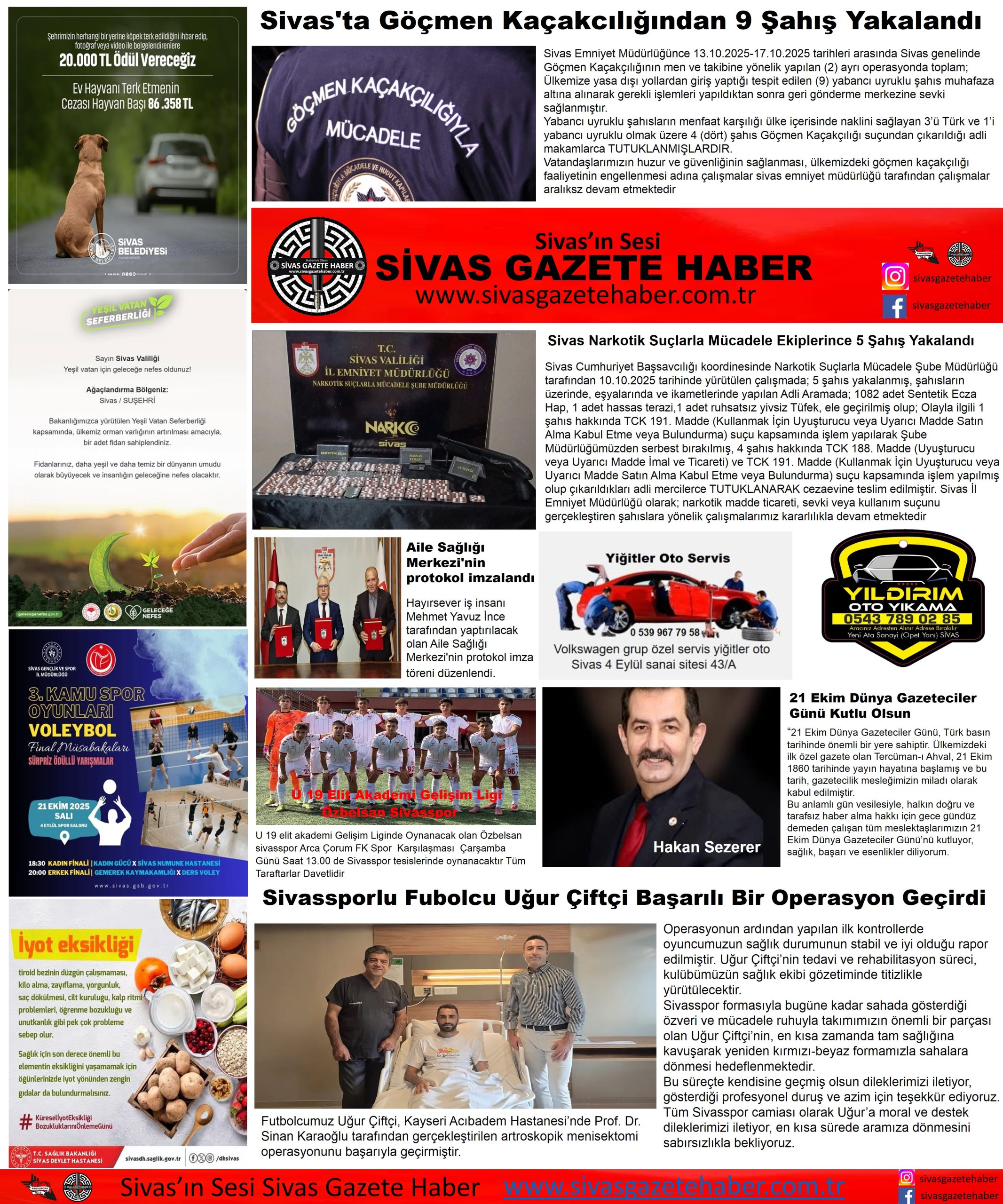 Sivas Gazete Haber