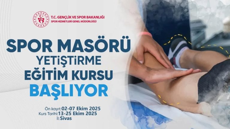 Sivas'ta Spor Masörü Kursu Başlıyor SİVASGAZETEHABER RADYOBORA