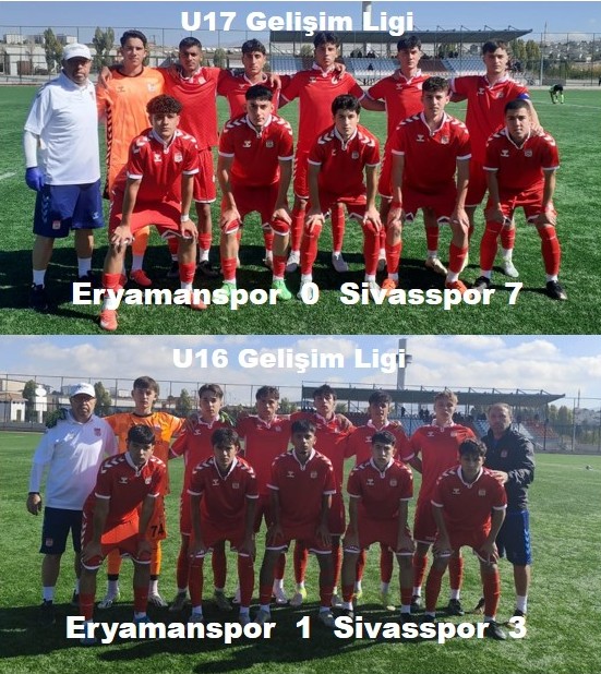 U17 - U16 sivasspor eryam galibiyetisivasgazetehaber radyobora