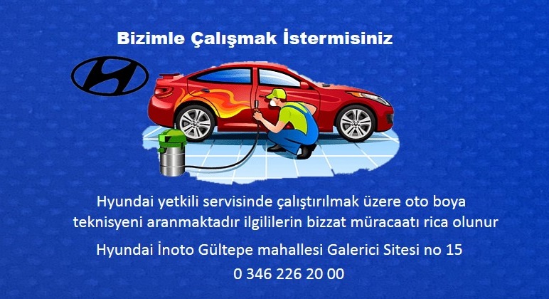 hyundai eleman ilanı