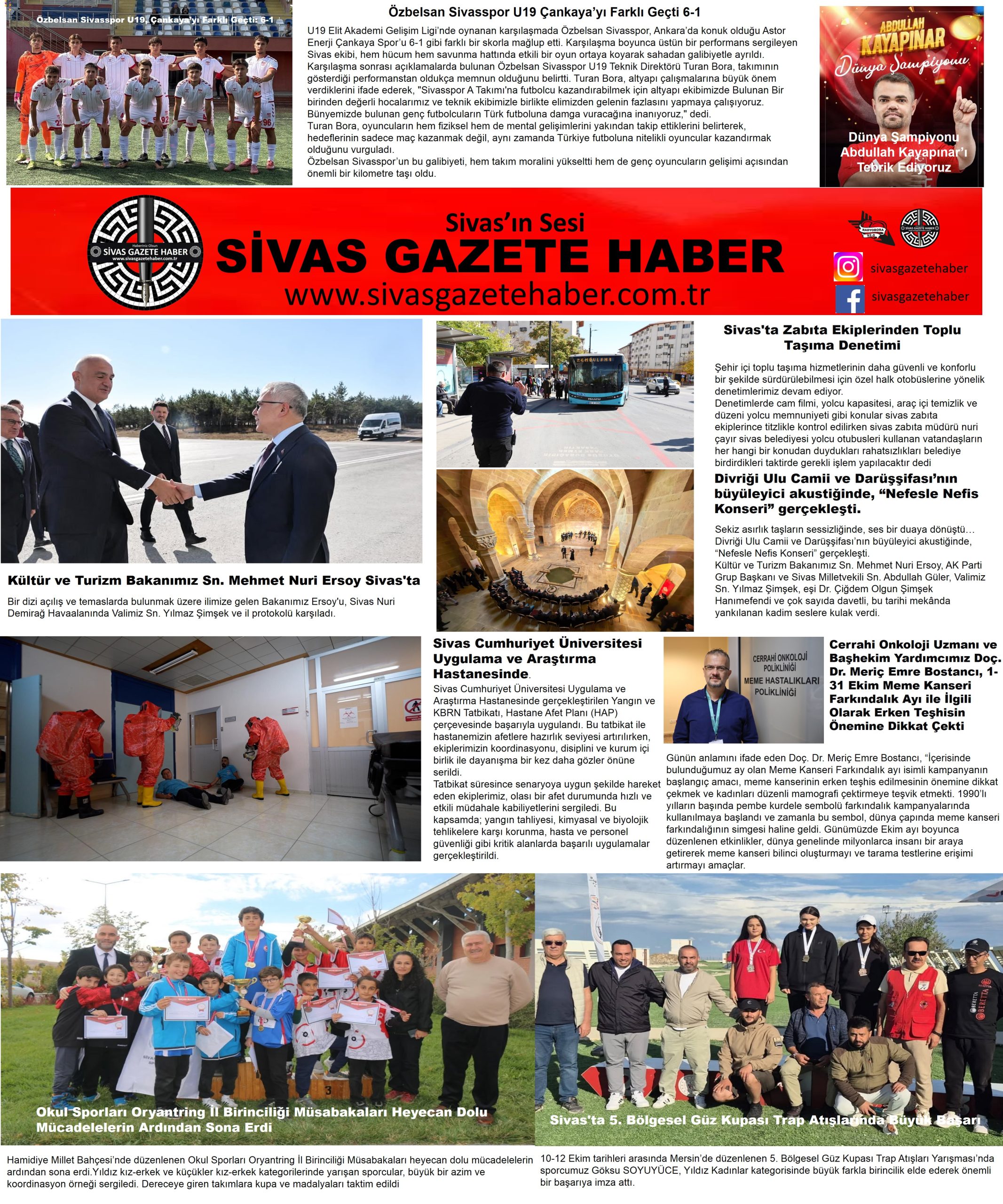 sivas gazete haber