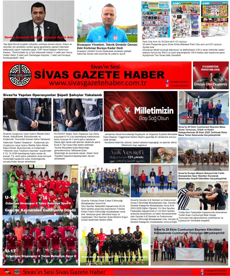 sivas gazete haber