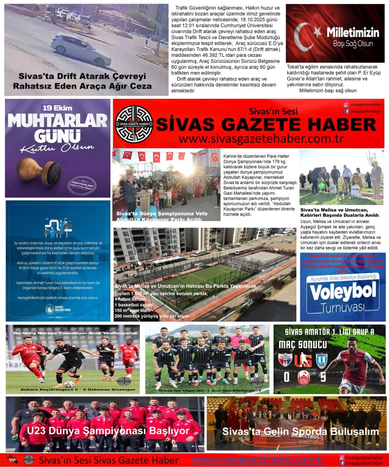 sivas gazete haber