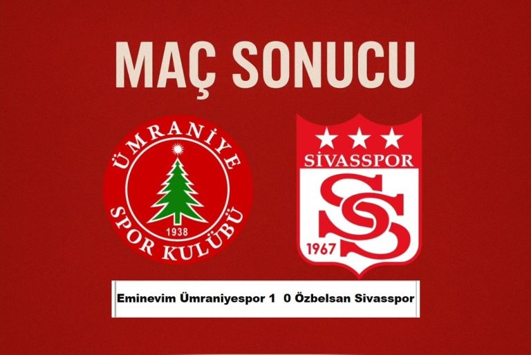 Eminevim Ümraniyespor 1–0 Özbelsan Sivasspor sivasgazetehaber radyobora