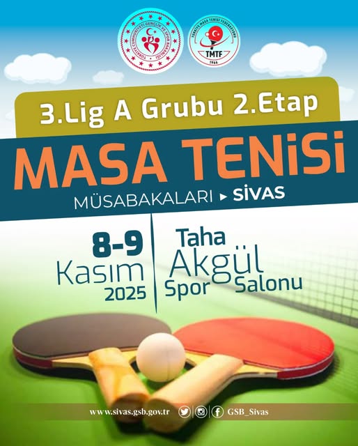 Masa Tenisi MÜsabakaları Sivas sivasgazetehaber radyobora