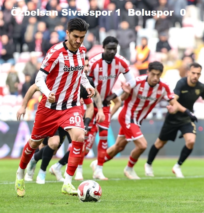 Özbelsan Sivasspor 1 Boluspor 0  sivasgazetehaber radyobora