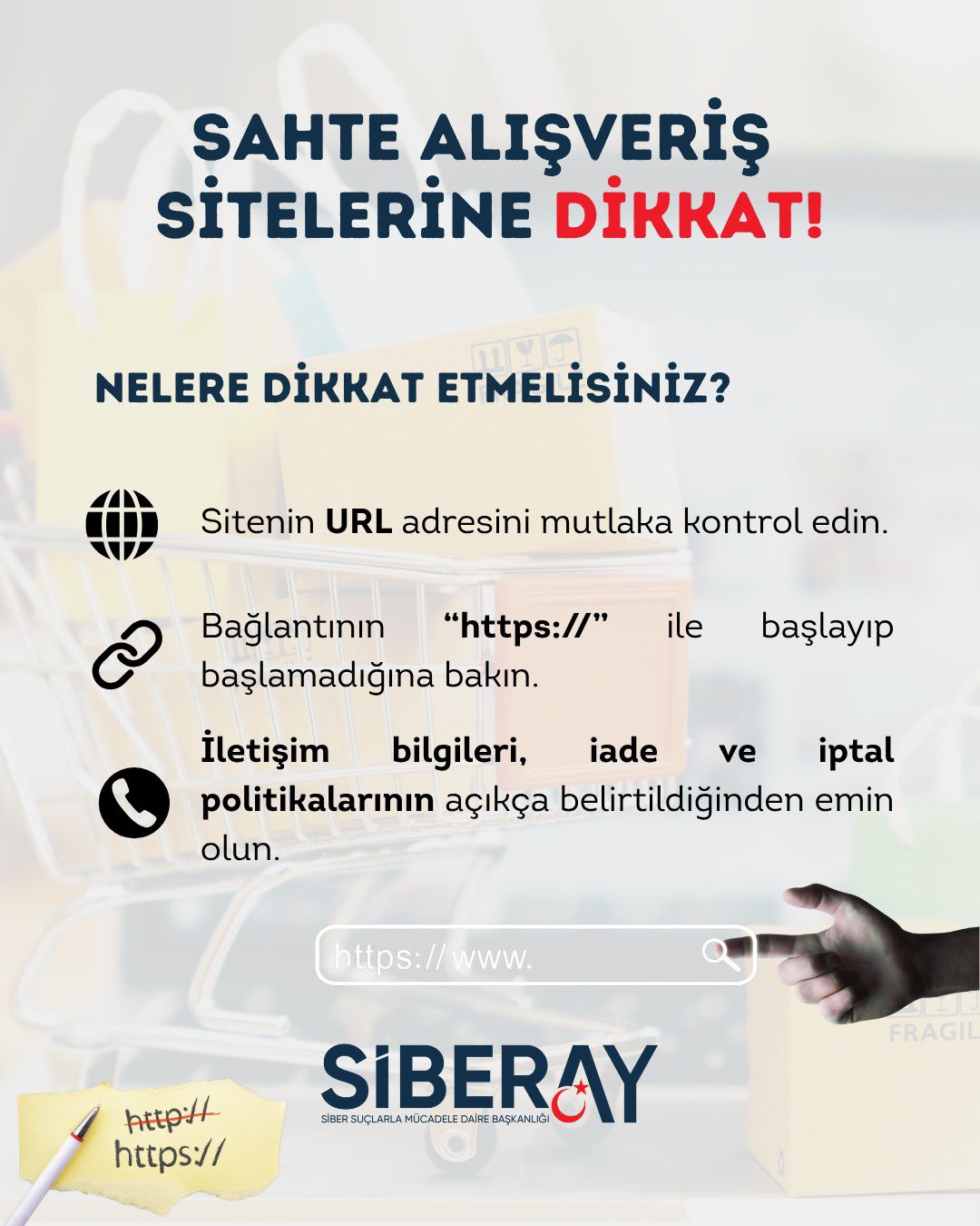 Sahte Site Dolandırıcılığına dikkat! SİVASGAZETEHABER RADYOBORA
