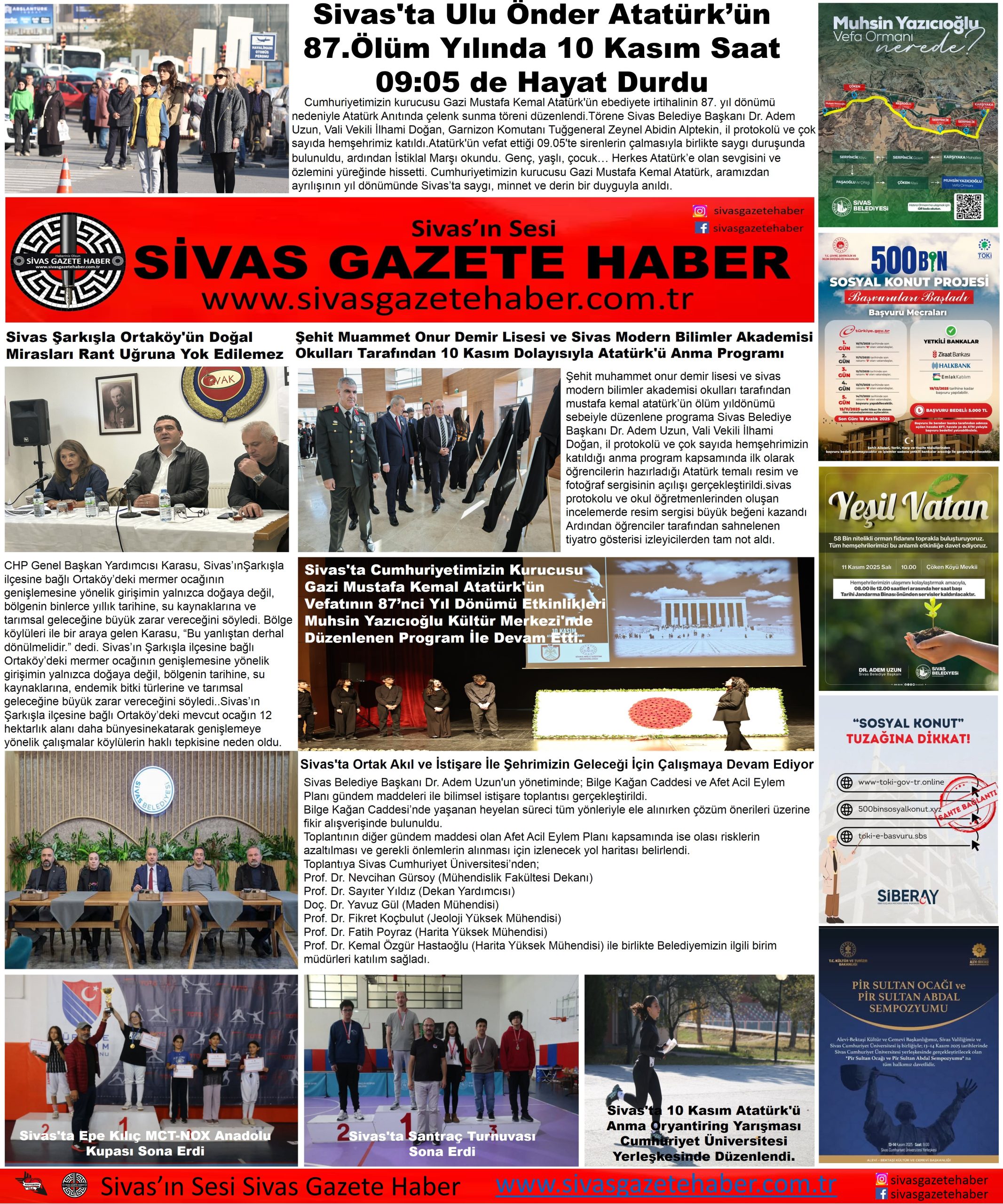 Sivas Gazete Haber