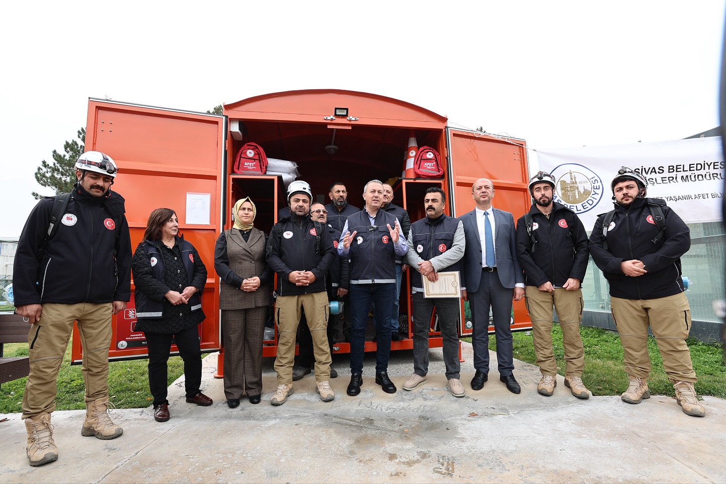 Sivas’ta Afet Konteyneri Uygulaması Başladı sivasgazetehaber radyobora