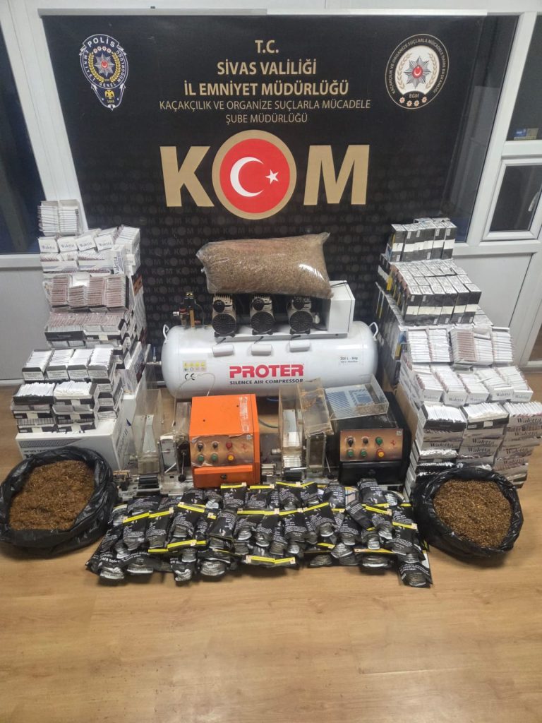 Sivas'ta Kaçakcılık  sivasgazetehaber radyobora