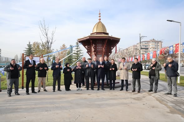 Sivas'ta Muhsin Yazıcıoğlu Parkı’nda Hayrat Çeşmesi Açıldı sivasgazetehaber radyobora
