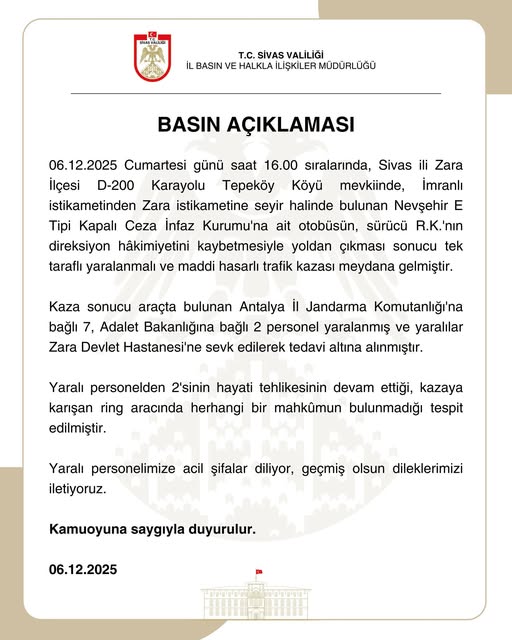 Basın Açıklaması  06.12.2025 sivasgazetehaber radyobora