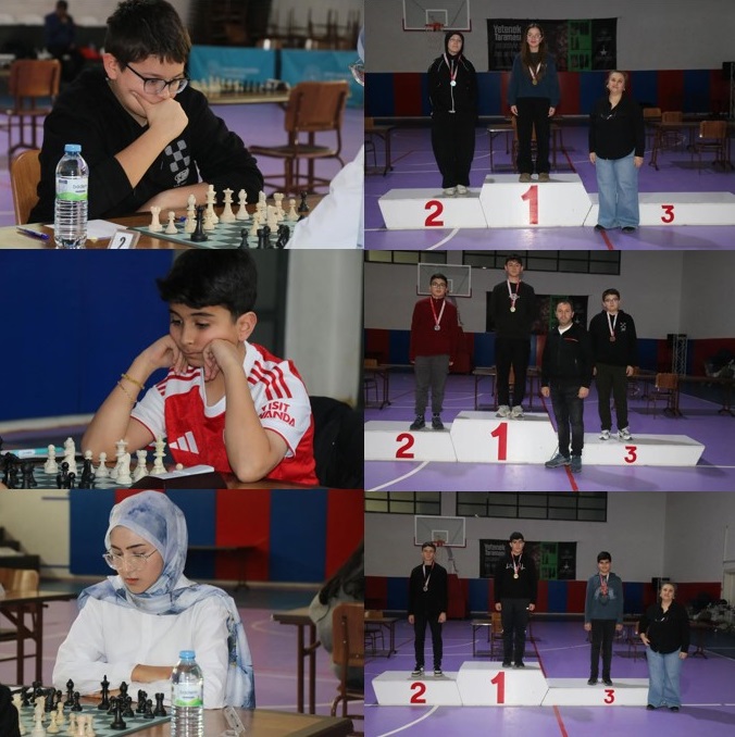 Sivas'ta 13, 14, 15, 16, 17 ve 18 Yaş Gruplarında Yıldızlar Satranç İl Birinciliği Müsabakaları Düzenlendi sivasgazetehaber radyobora