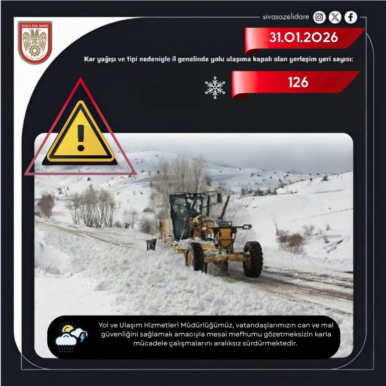 31.01.2026 sivasta karla mücadele sivasgazetehaber radyobora