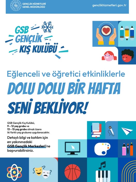 GSB Gençlik Kış Kulübü başlıyor!  SİVASGAZETEHABER RADYOBORA
