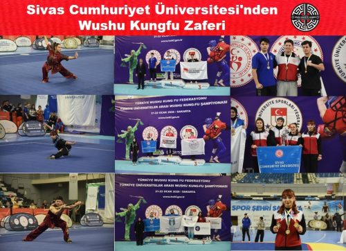 Sivas Cumhuriyet Üniversitesi'nden Wushu Kungfu Zaferi sivasgazetehaber radyobora