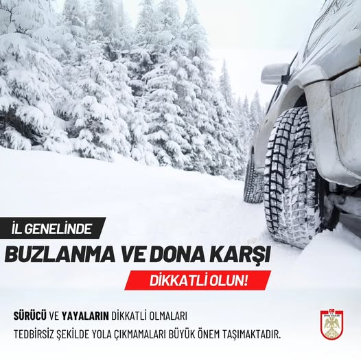 Sivas genelinde etkili olan kar yağışı ve düşen sıcaklıklarla birlikte buzlanma ve don riski artmaktadır. sivasgazetehaber radyobora
