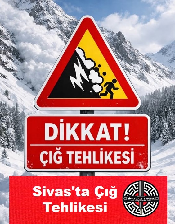 Sivas'ta Çığ Tehlikesi sivasgazetehaber radyobora