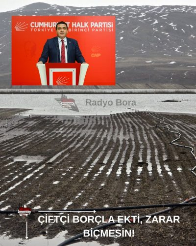 ÇİFTÇİ BORÇLA EKTİ, ZARAR BİÇMESİN! radyo boa