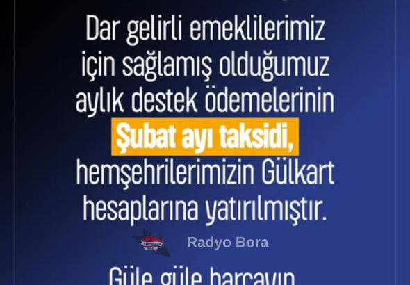 Dar Gelirli Emeklilere Sivas Belediyesinden Nakti Destek Hesaplara Yatırıldı  radyobora