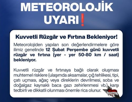 Meteorolojik Uyarı radyobora