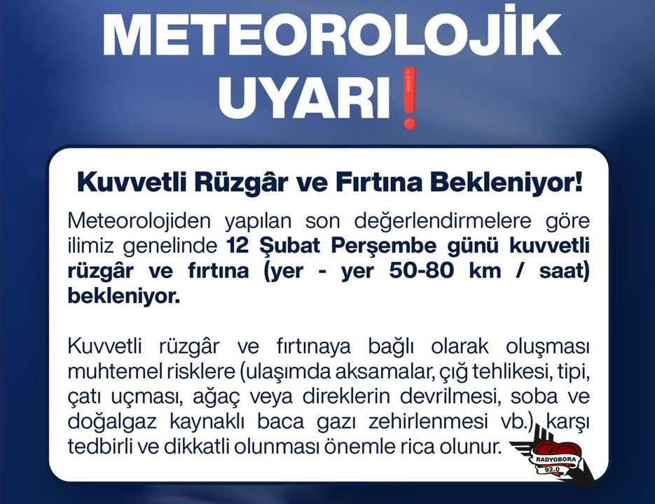 Meteorolojik Uyarı radyobora