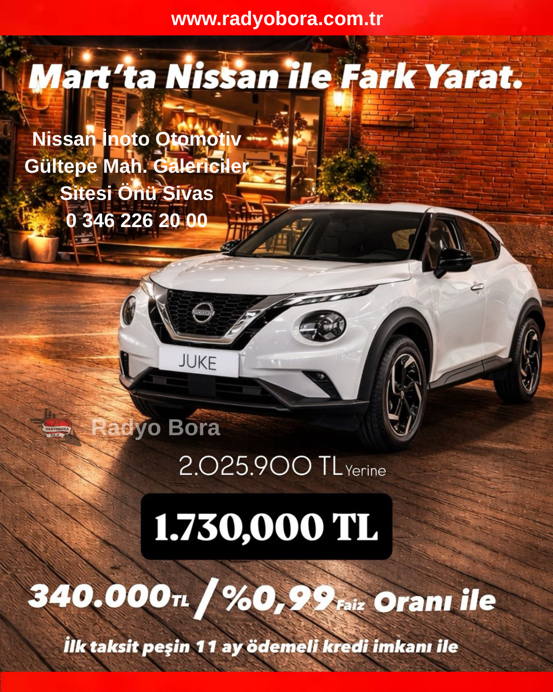 Nissan inoto otomotiv radyobora