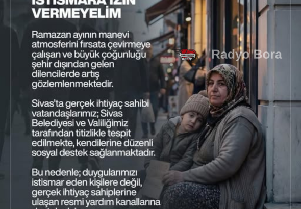 Ramazanda manevi istismara izin vermeyelim…radyobora