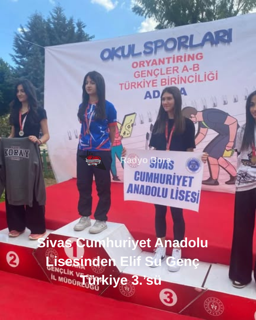 Sivas Cumhuriyet Anadolu Lisesinden Elif Su Genç Türkiye 3.’sü  radyobora