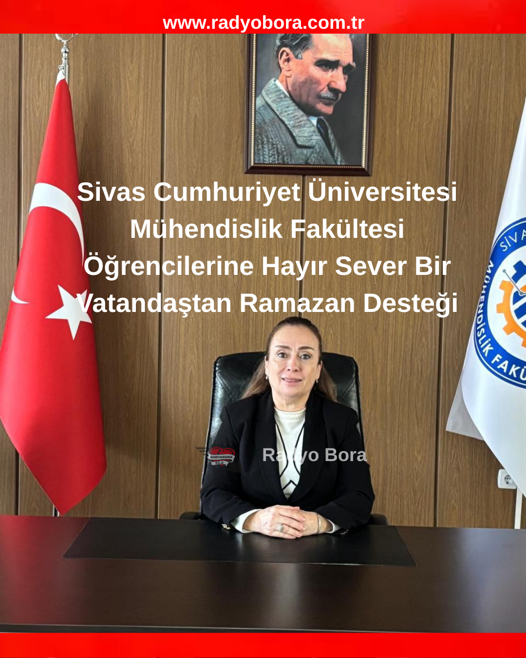 Sivas Cumhuriyet Üniversitesi Mühendislik Fakültesi Öğrencilerine Hayır Sever Bir Vatandaştan Ramazan Desteği radyo bora