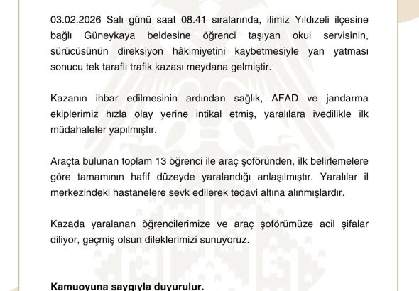 Sivas Valiliği Basın Açıklaması  03.02.2026 sivasgazetehaber radyobora