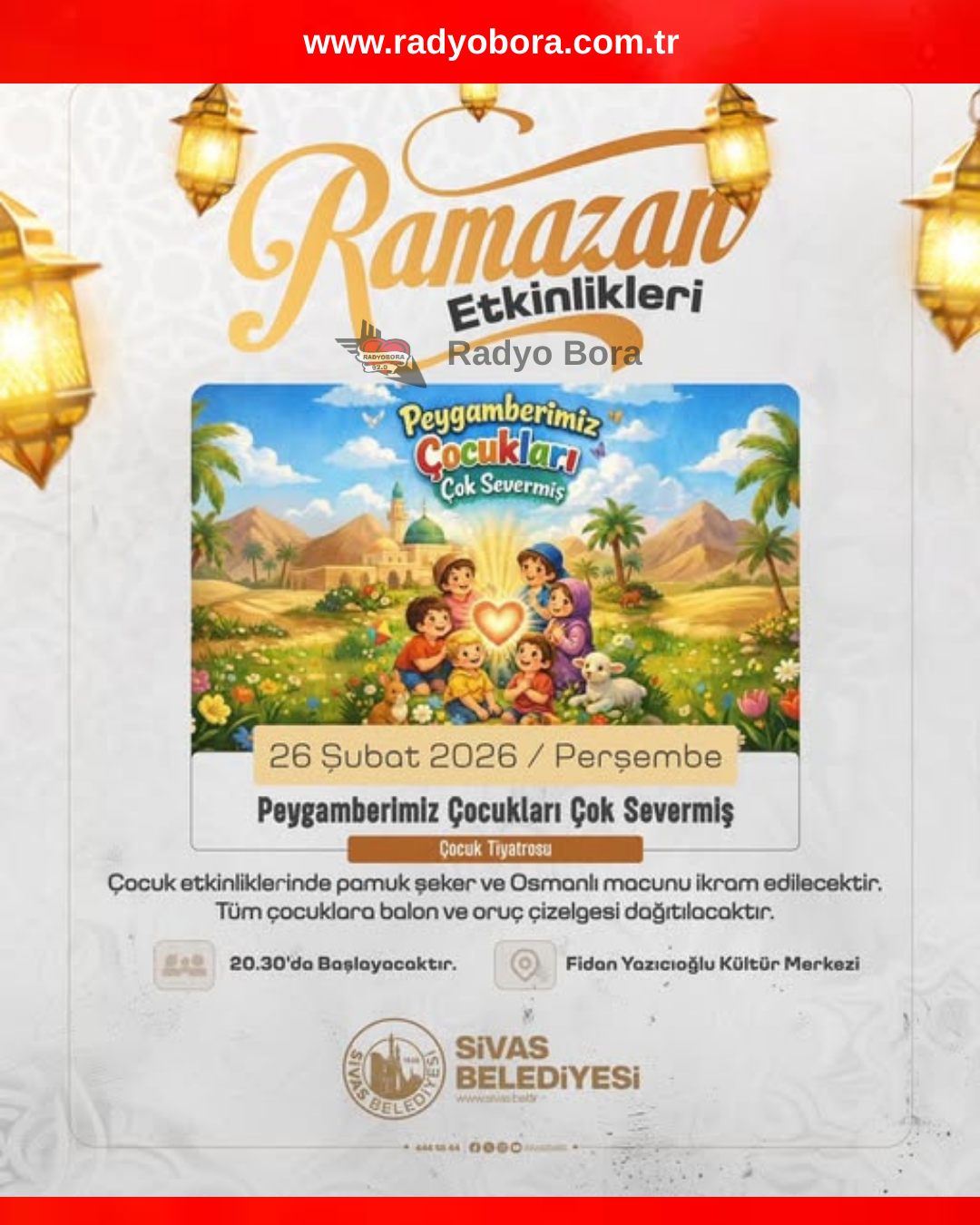 Sivas’ta Ramazan bir başka güzel.radyobora